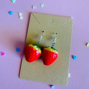 Strawberry earrings